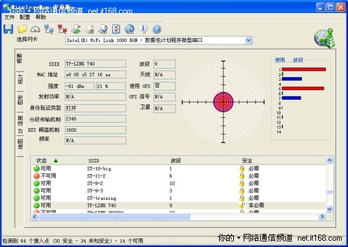 无线信号强度测试