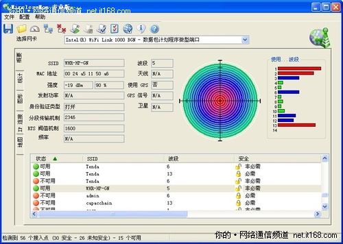 无线信号强度测试 