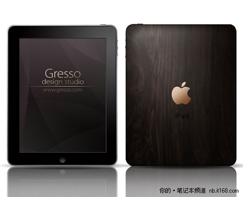 史上最奢华版iPad： 18K黄金+最贵木材