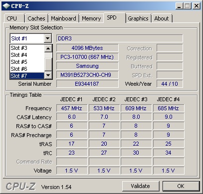 HP Z600：CPU-Z软件检测信息 