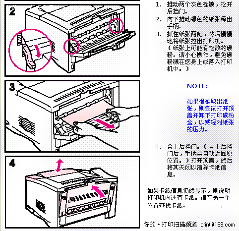 激光打印机卡纸故障的排除