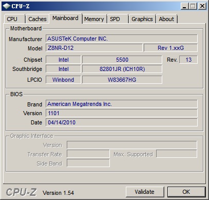 CPU-Z软件检测信息 