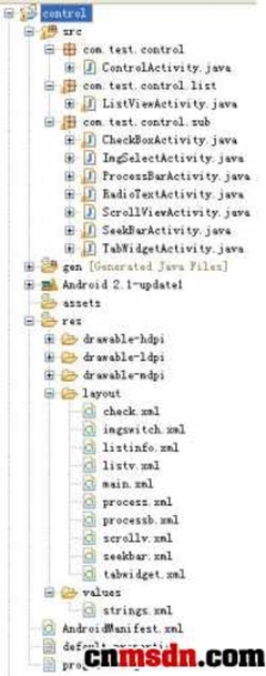 学习：Android常用控件