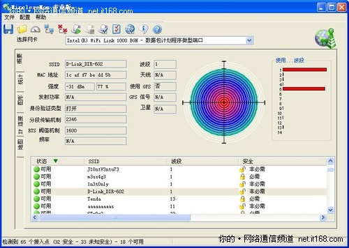 无线信号强度测试