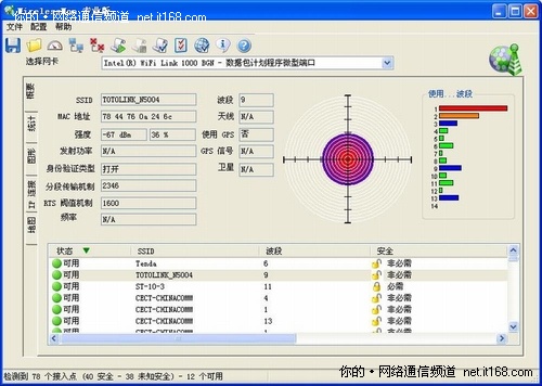 无线信号强度测试