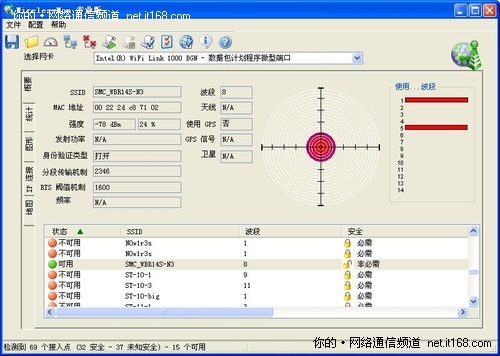 无线信号强度测试