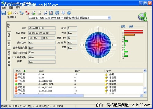 无线信号强度测试