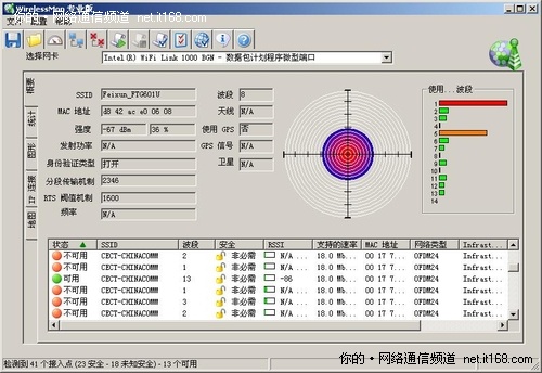 无线信号强度测试