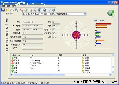 无线信号强度测试