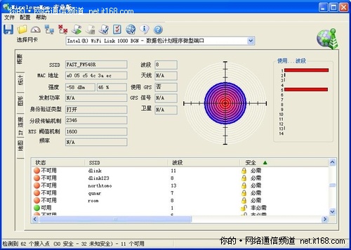 无线信号强度测试