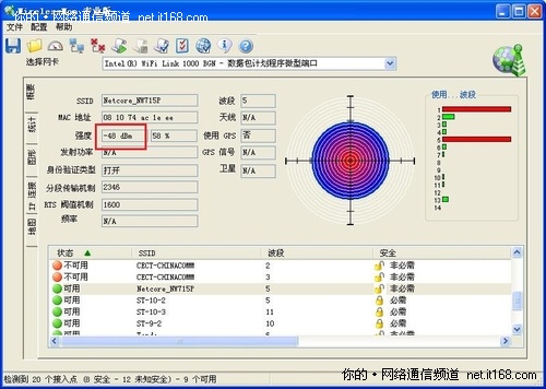 无线信号强度测试