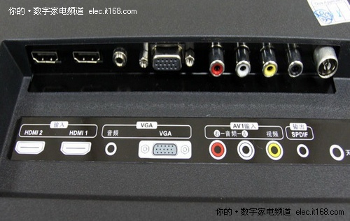 接口方面,康佳led32ms92c液晶电视配有2组hdmi 1.3端子,1组yp