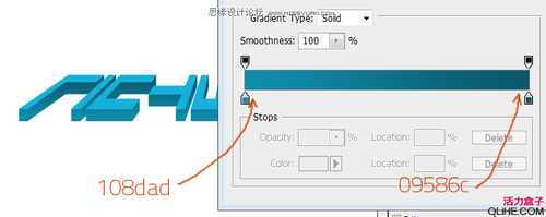 Photoshop制作水晶效果的3D立体字（1）