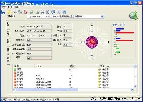 无线信号传输速率测试