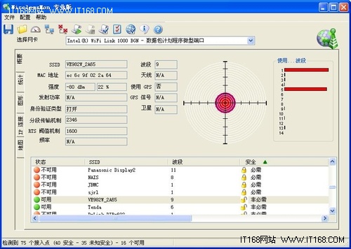 无线信号强度测试