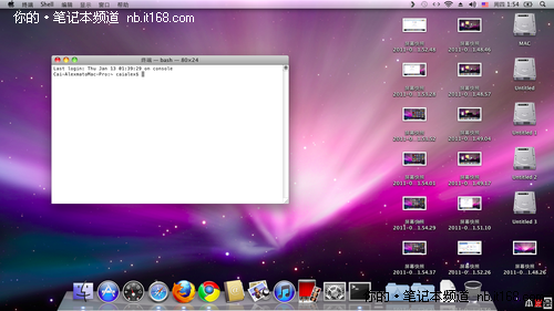 笔记本混装三套操作系统 MAC OS演示二