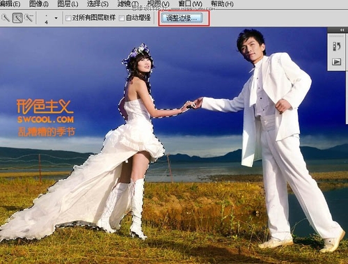 Photoshop CS5新功能来制作单人照（1）