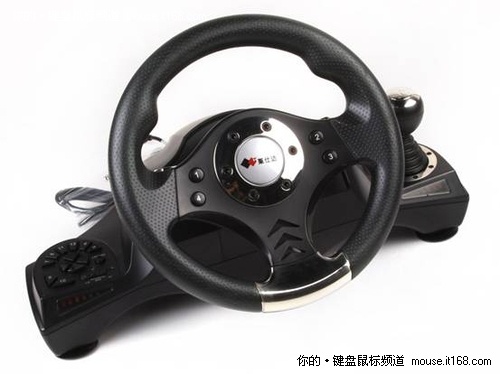 赛车玩家入手 莱仕达极速V6方向盘图赏