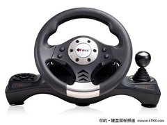 赛车玩家入手 莱仕达极速V6方向盘图赏