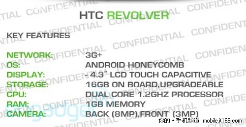 谁说不能用?HTC首款Android3.0手机曝光