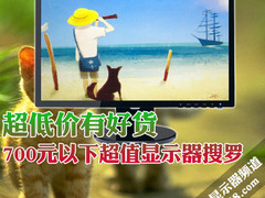 超低价有好货 700元以下超值显示器搜罗