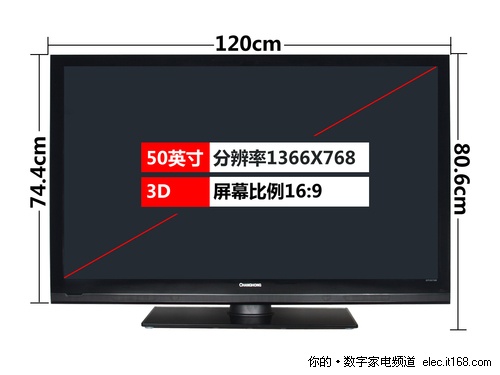 长虹3DTV50738尺寸深度解析