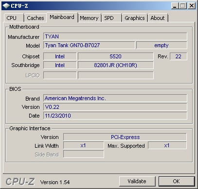 CPU-Z软件检测信息