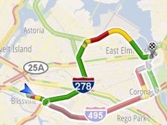新增自动绕路功能 Google地图导航升级
