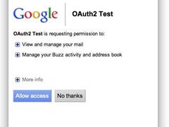 Google API测试对OAuth 2.0的支持