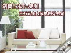 滚筒+对开+变频 3万元全套家电购买方案