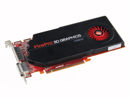 AMD FirePro V5800显卡外观介绍