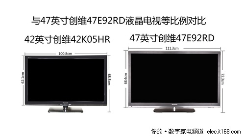 创维42K05HR尺寸图片示意及深度解析