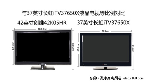 创维42K05HR尺寸图片示意及深度解析