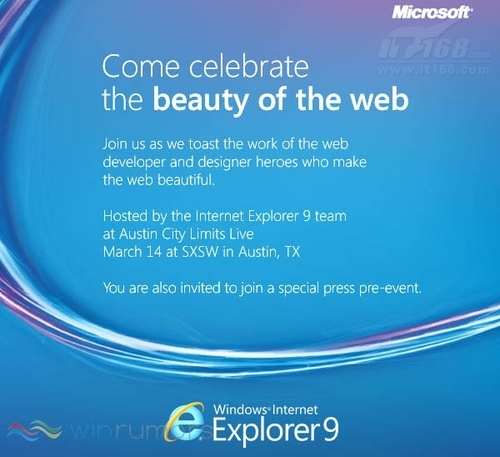 IE9最新消息：正式版将于3月14日面世