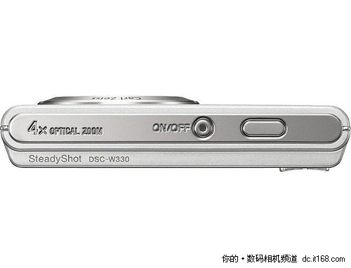 外观方面,索尼 dsc-w330的