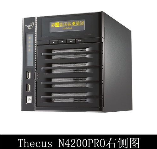 Thecus N4200PRO四盘NAS外部设计