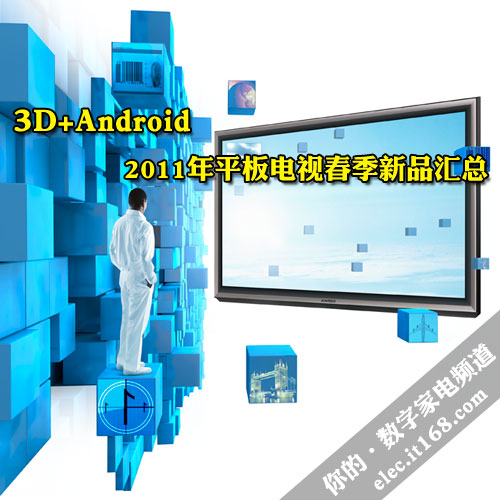 3D+Android 2011年平板电视春季新品汇