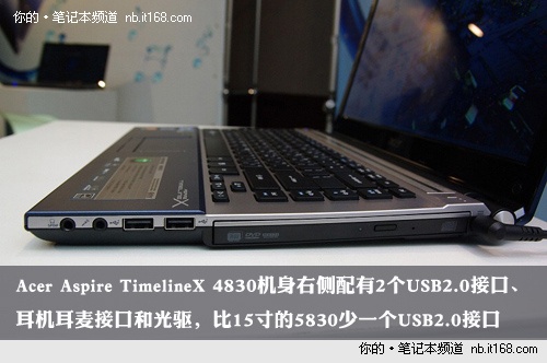 14寸Timeline X 5830外观解析