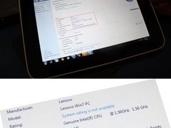 联想Win7平板F310亮相IDF 1.5GHz似Oak