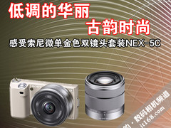 索尼微单金色双镜头套装NEX-5C行摄上海