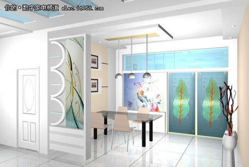 MM展板30张现代最爱家庭装修效果图赏-IT168英语餐厅设计素材图片