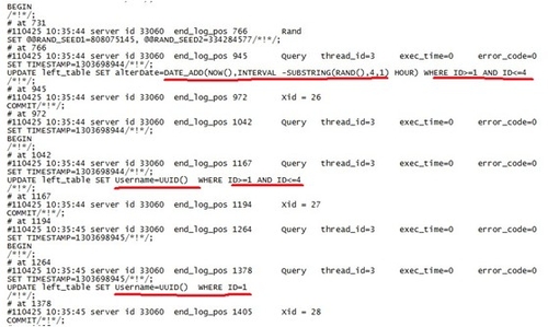 MySQL事务隔离级别和日志登记模式选择