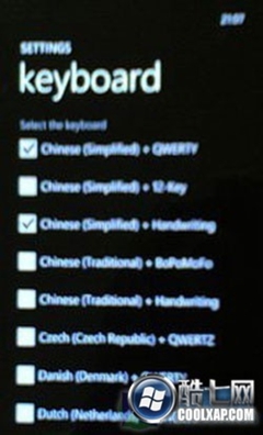 WP7用户福音 Mango系统将支持中文输入