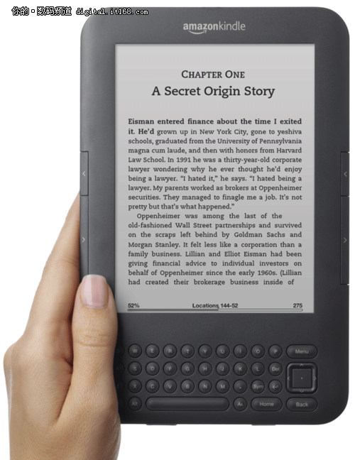 亚马逊kindle3 经典产品第三代