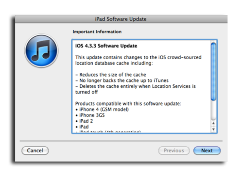 苹果正式放出IOS4.3.3
