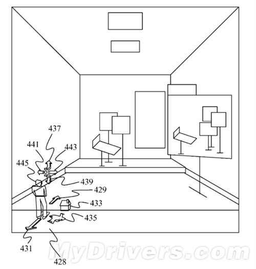 Windows 8系统新专利图曝光：客厅3D化 