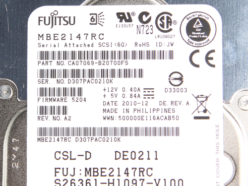 富士通TX200 S6服务器主要部件