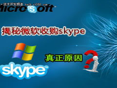 揭秘微软收购Skype的真正原因