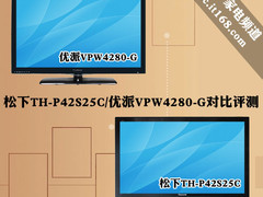 松下TH-P42S25C/优派VPW4280-G对比评测