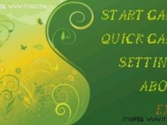 Android中如何制作游戏的启动菜单